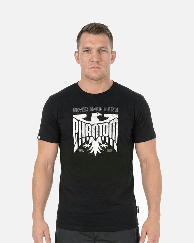 Phantom Athletics T-Shirt Germany Never Back Down - Schwarz