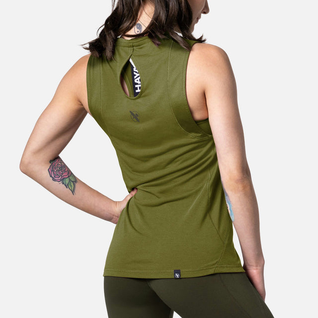 Hayabusa Tank Top Damen - Olivgrün