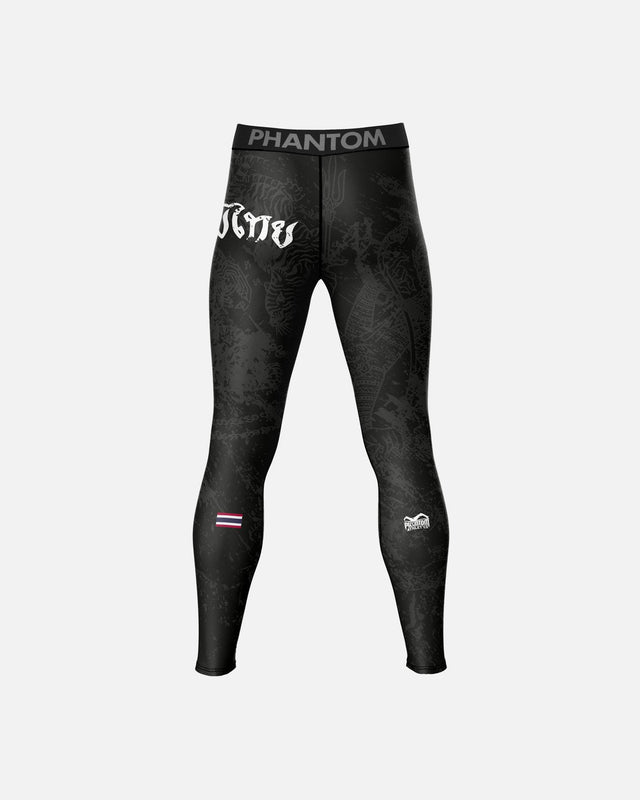 Phantom Athletics Kompressionsshorts Muay Thai - Schwarz/Grau