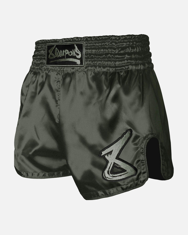 8 WEAPONS Muay-Thai-Shorts Strike - Oliv