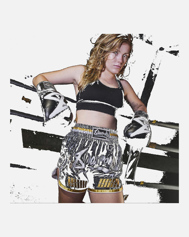 8 WEAPONS Muay-Thai-Shorts Samurai 2.0 - Gold