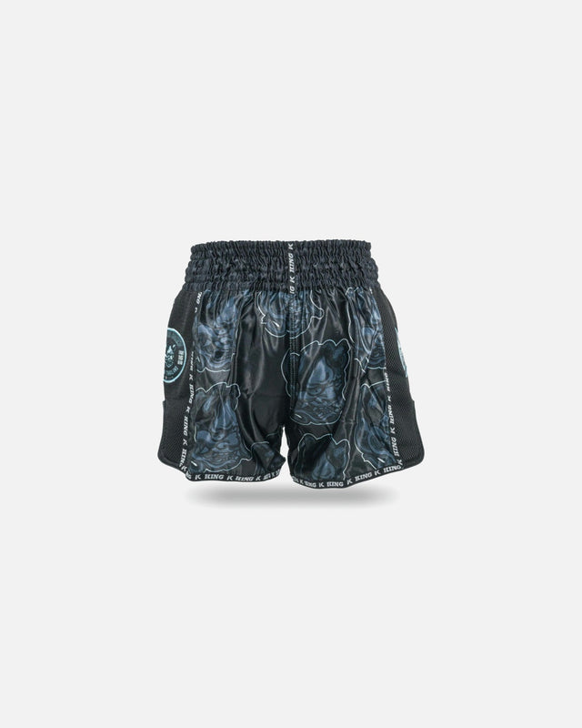 King Pro Boxing Muay-Thai-Shorts Demon - Schwarz