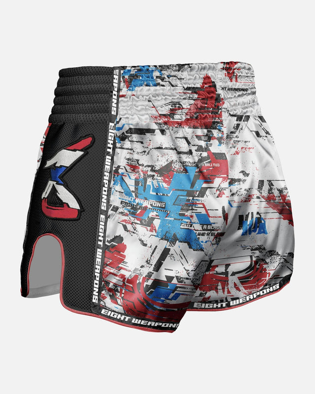 8 WEAPONS Muay Thai Shorts Cut Like A Blade 2.0 - Weiß