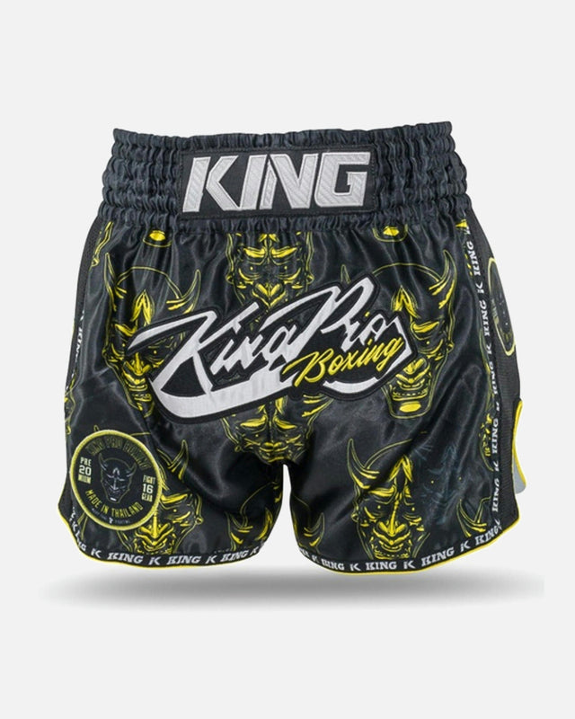 King Pro Boxing Muay-Thai-Shorts Devil - Schwarz