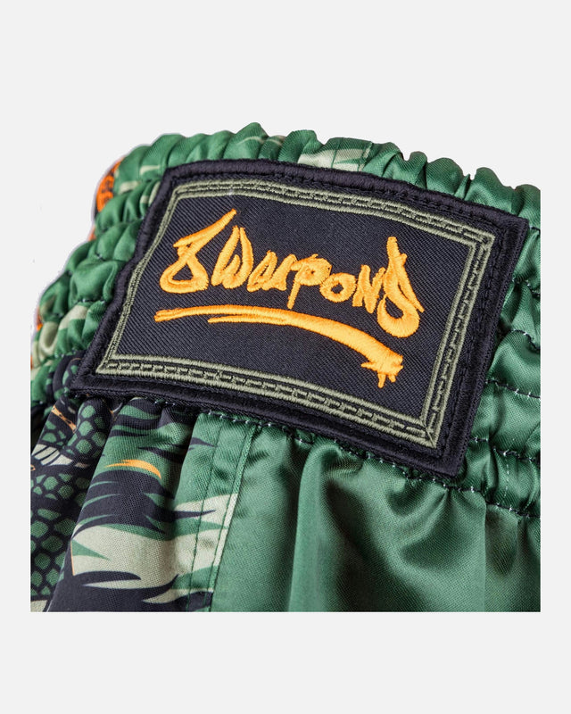 8 WEAPONS Muay-Thai-Shorts Beastial Viper - Khaki