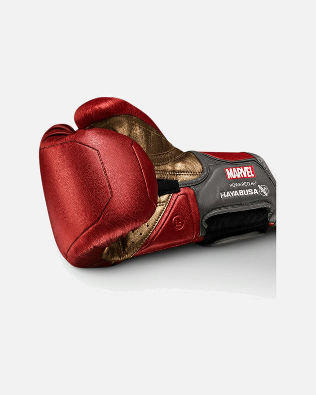 Hayabusa Marvel Boxhandschuhe Iron Man - Rot/Gold