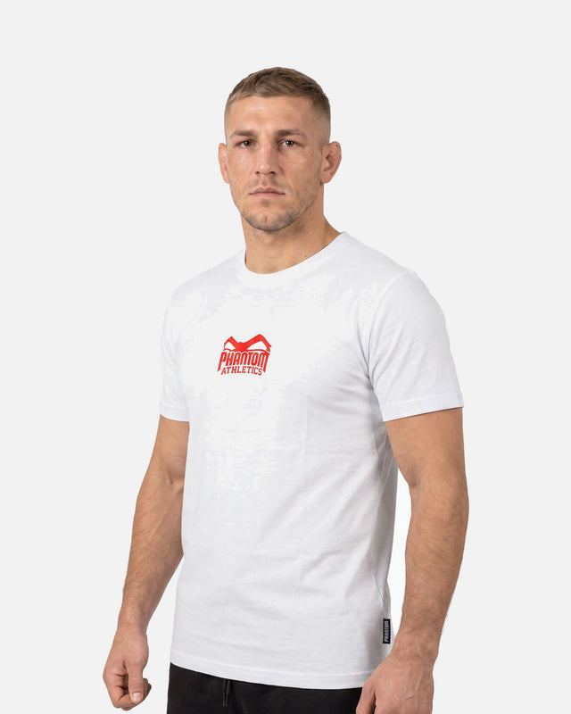 Phantom Athletics T-Shirt Team - Weiß/Rot