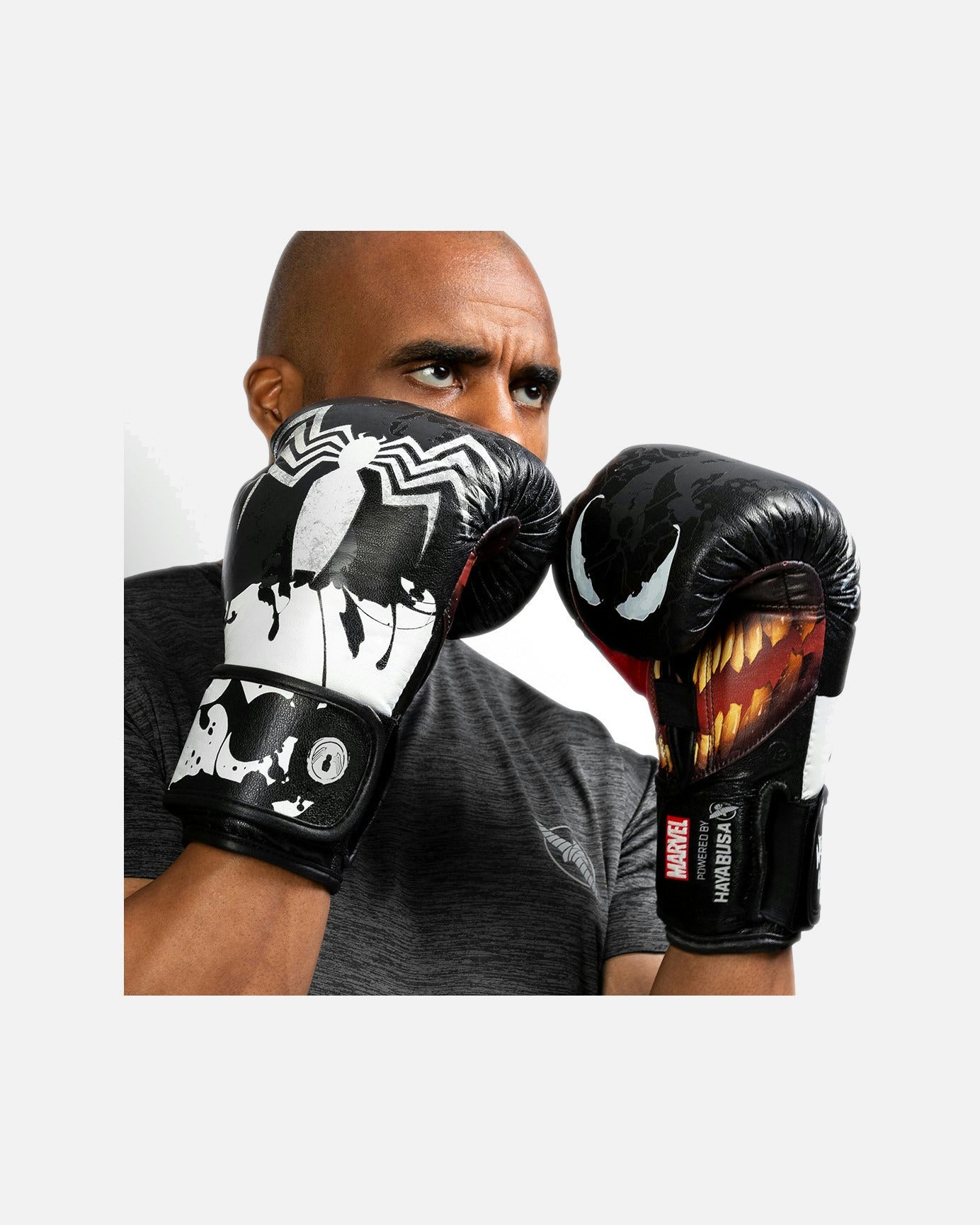 Hayabusa x Marvel Boxhandschuhe Venom - Schwarz/Weiß