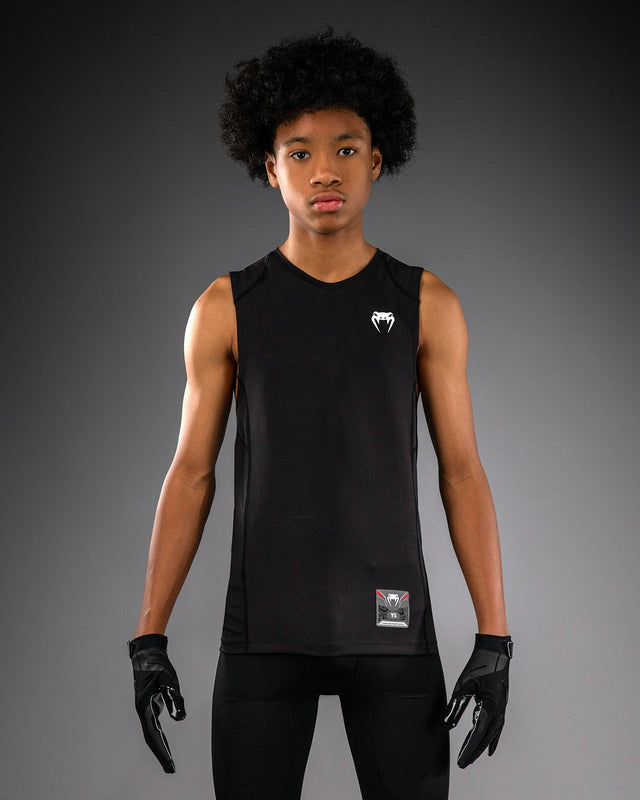 Venum Tank Top Elite Kompression Kinder - Schwarz