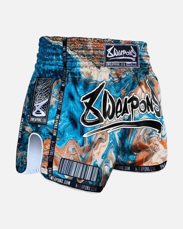 8 WEAPONS Muay-Thai-Shorts Vivo Vertigo - Mehrfarbig