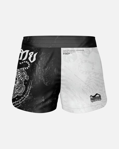 Phantom Athletics Muay Thai Shorts Fusion - Schwarz/Weiß