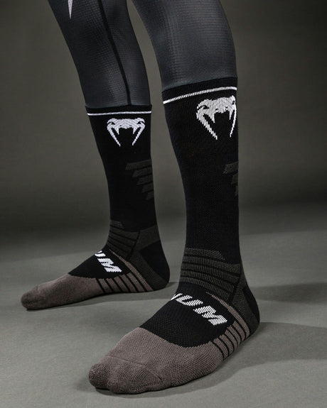 Venum MX Basics Socken - Schwarz/Weiß