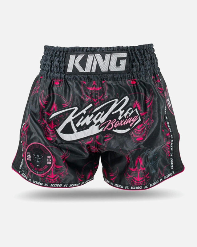 King Pro Boxing Muay-Thai-Shorts Devil - Schwarz