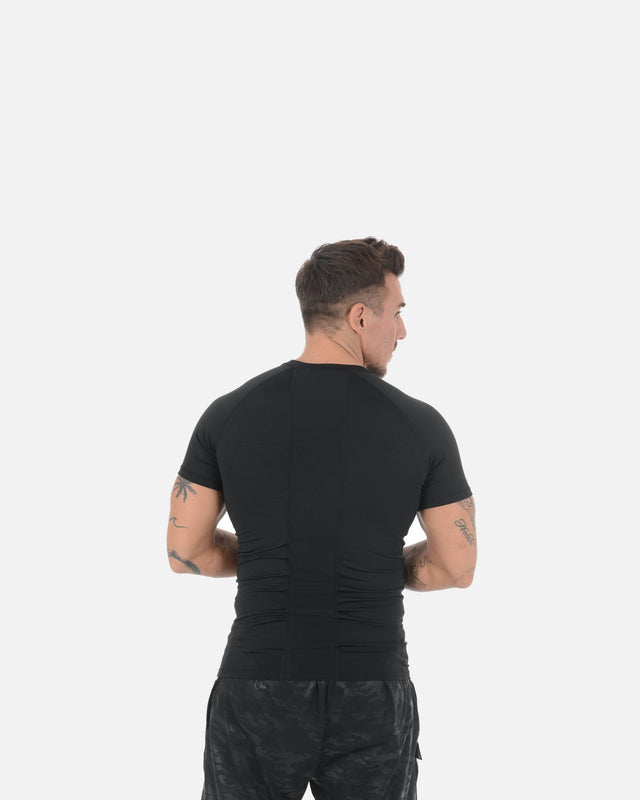 Phantom Athletics Rashguard Tactic Kurze Ärmel - Schwarz