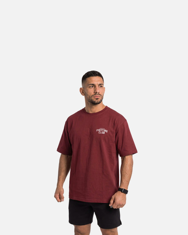 Phantom Athletics T-Shirt FIGHTING CLUB Oversize Heavy - Bordeaux