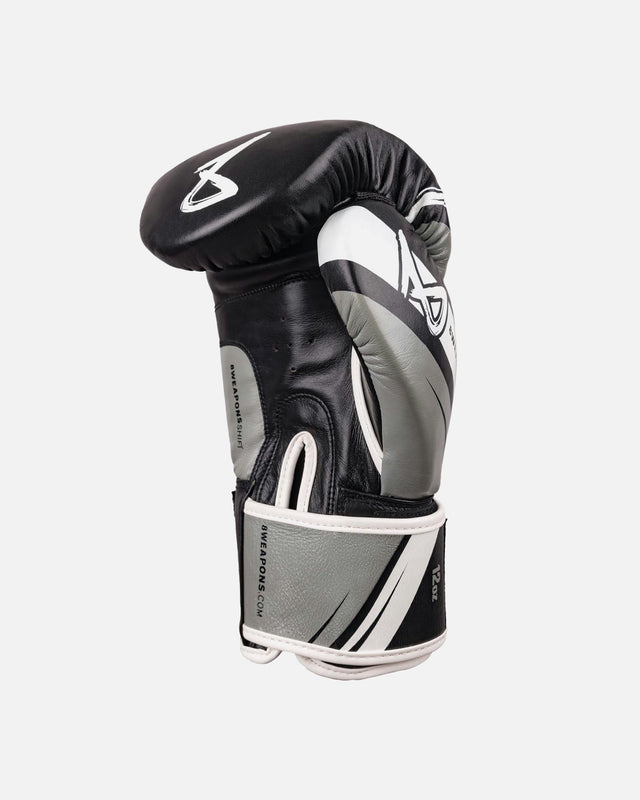 8 WEAPONS Boxhandschuhe Shift - Schwarz/Weiß