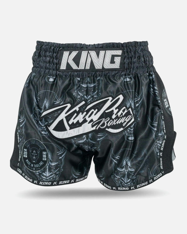 King Pro Boxing Muay-Thai-Shorts Devil - Schwarz
