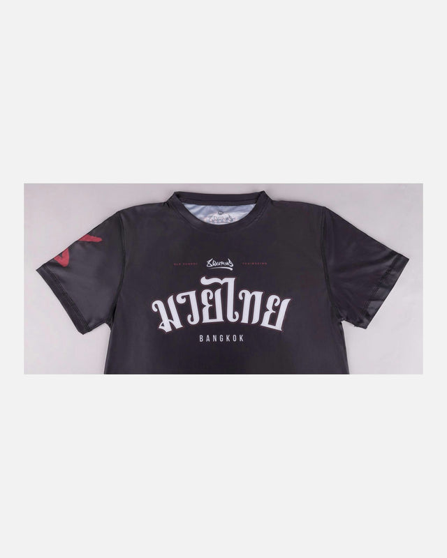 8 WEAPONS T-Shirt Bangkok - Schwarz/Weiß