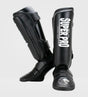 Super Pro Schienbeinschoner Protector - Schwarz/Weiss - The Fight Company Deutschland