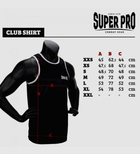 Super Pro Boxing Top - Blau/Weiss - The Fight Company Deutschland