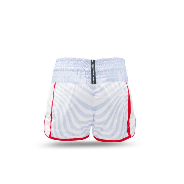 Twins Muay Thai Shorts TBT8 – Weiss/Rot