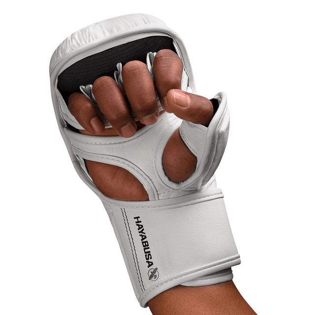 Hayabusa MMA-Sparringhandschuhe T3 Hybrid - Weiss/Schwarz