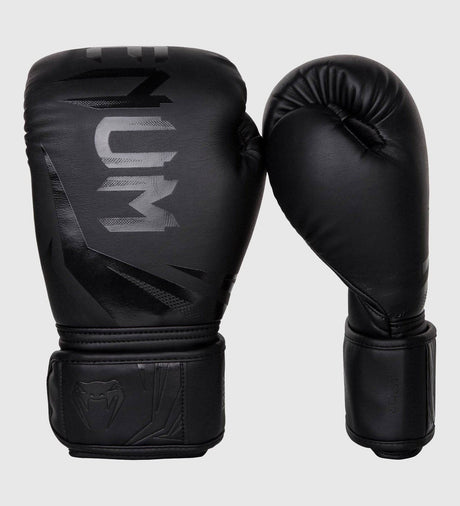 Venum Boxhandschuhe Challenger 3.0 - Schwarz/Schwarz - The Fight Company Deutschland