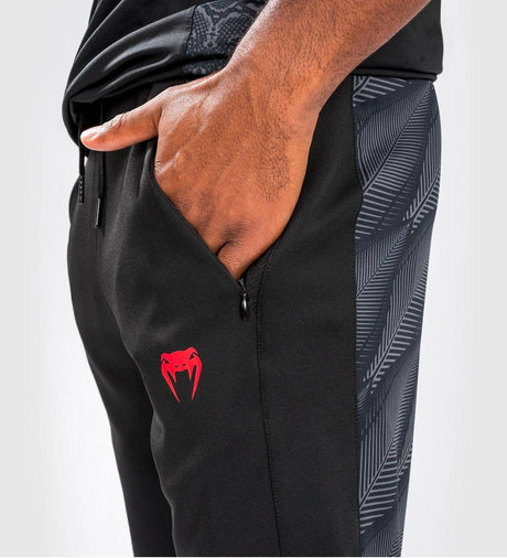 Venum Jogginghosen Phantom - Schwarz/Grau/Rot - The Fight Company Deutschland