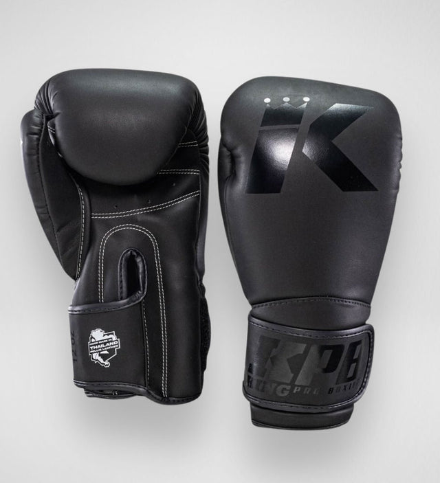 King Boxhandschuhe BGK1 - Schwarz/Schwarz - The Fight Company Deutschland