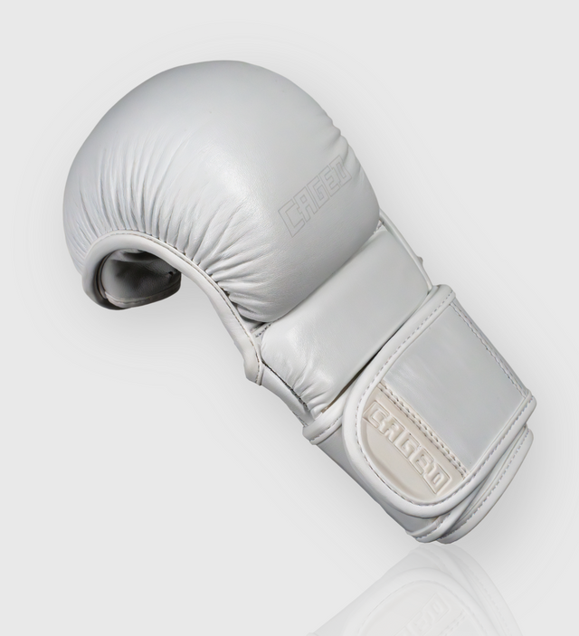 Caged MMA Handschuhe 'X Series' Sparring - Weiss - The Fight Company