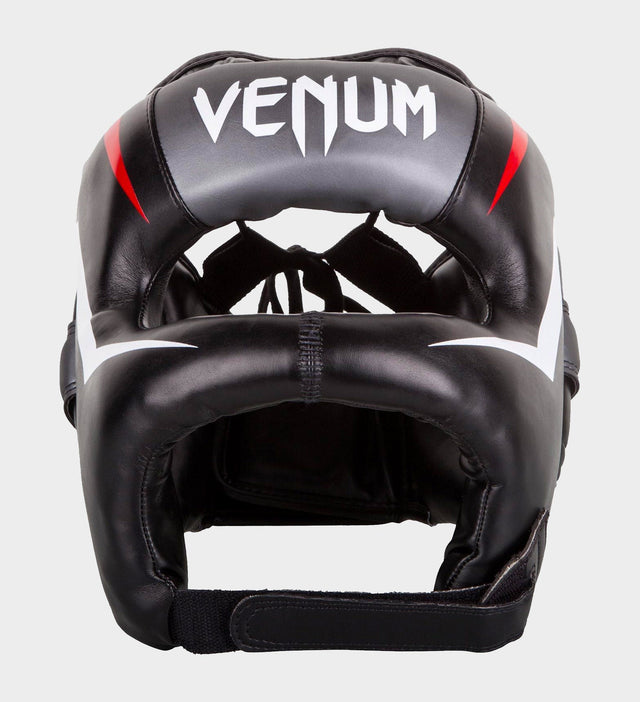 Venum Kopfschutz Elite Iron - Schwarz/Rot/Weiss - The Fight Company